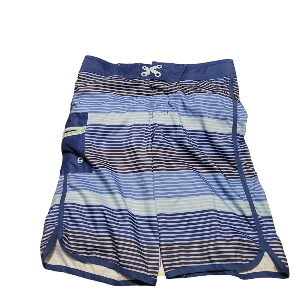 Artclass Boardshorts mesh lined 14 blue cargo shorts nautical striped